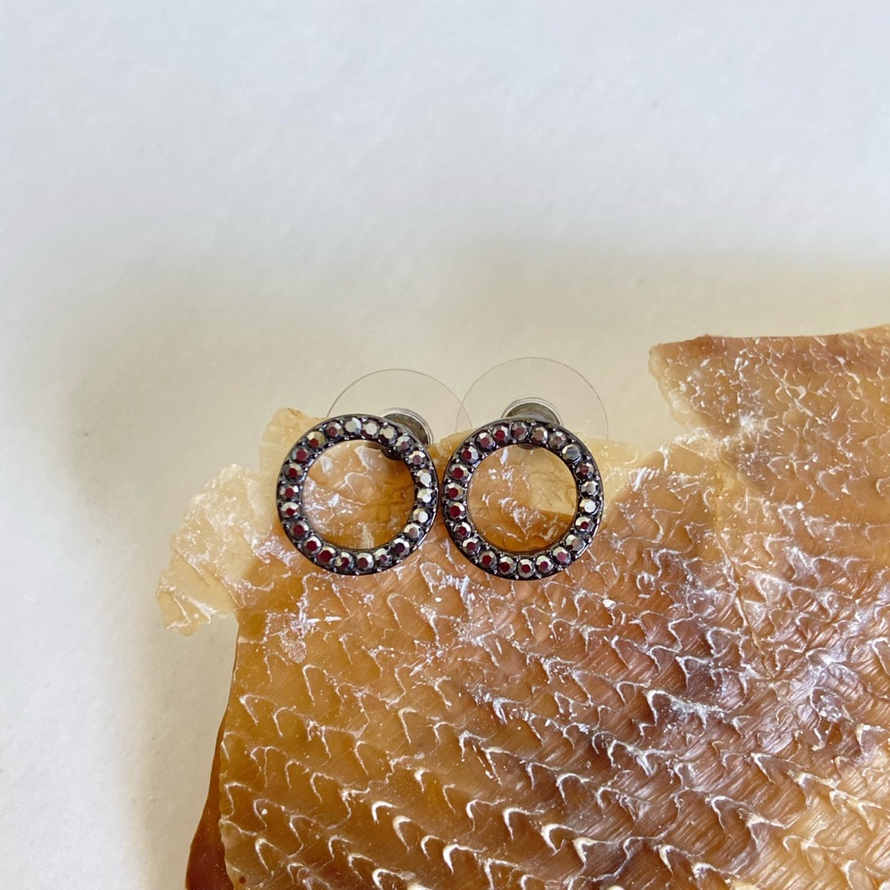 Park Lane Roo hematite earrings.